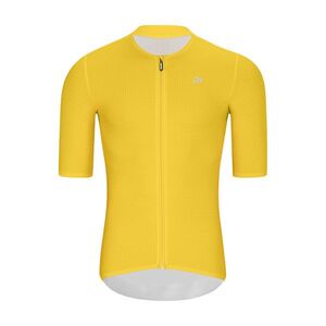 HOLOKOLO Cyklistický dres s krátkým rukávem - ELEVATE - žlutá S obraz