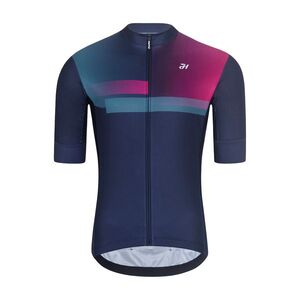 HOLOKOLO Cyklistický dres s krátkým rukávem - SPECTRO - modrá obraz