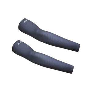 ZONE3 Cyklistické návleky na ruce - AEROFORCE-X ARM WARMERS - černá/šedá obraz