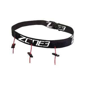 ZONE3 pásek - KID'S RACE BELT - černá obraz