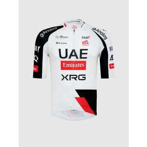 PISSEI Cyklistický dres s krátkým rukávem - UAE TEAM EMIRATES - XRG 2026 REPLICA - bílá/černá/červená obraz