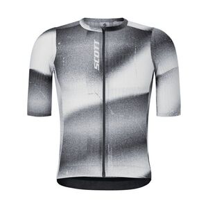 SCOTT Cyklistický dres s krátkým rukávem - PRO SL - černá/bílá obraz