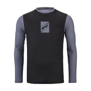 KENNY Cyklistický dres s dlouhým rukávem letní - PROLIGHT 25 - černá/šedá obraz