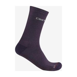 CASTELLI Cyklistické ponožky klasické - DICIOTTO SOFT MERINO W - fialová obraz