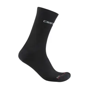 CASTELLI Cyklistické ponožky klasické - DICIOTTO SOFT MERINO W - černá obraz