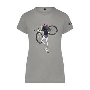 SHIMANO Cyklistické triko s krátkým rukávem - SENTIERO LTD - šedá obraz
