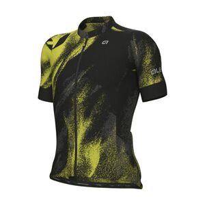 ALÉ Cyklistický dres s krátkým rukávem - TRACE PRAGMA - zelená/černá obraz