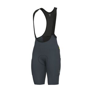 ALÉ Cyklistické kalhoty krátké s laclem - GRAVEL-PRO OFF ROAD - GRAVEL - šedá obraz