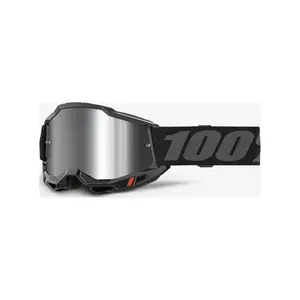 100% SPEEDLAB Cyklistické brýle - ACCURI 2 - černá/stříbrná obraz
