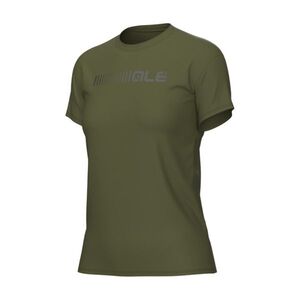 ALÉ Cyklistické triko s krátkým rukávem - T-SHIRT - zelená obraz