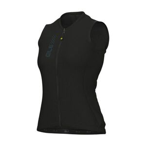 ALÉ Cyklistický dres bez rukávů - PRAGMA COLOR BLOCK - černá obraz