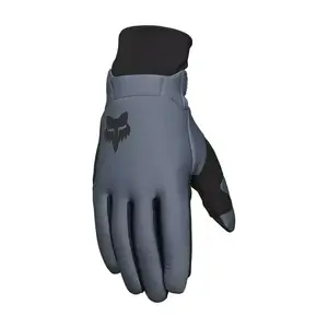 FOX Cyklistické rukavice dlouhoprsté - DEFEND THERMO GLOVES - šedá obraz