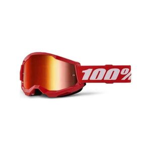 100% SPEEDLAB Cyklistické brýle - STRATA 2 - červená/bílá obraz