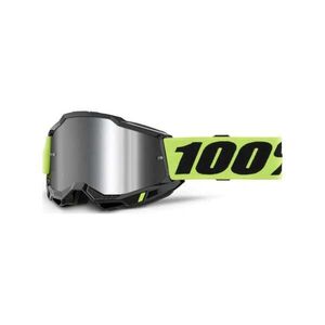 100% SPEEDLAB Cyklistické brýle - ACCURI 2 - žlutá/černá/stříbrná obraz