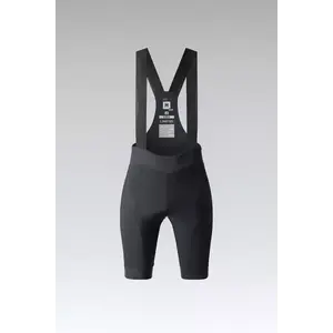GOBIK Cyklistické kalhoty krátké s laclem - LIMITED 6.0 K6 W - černá obraz