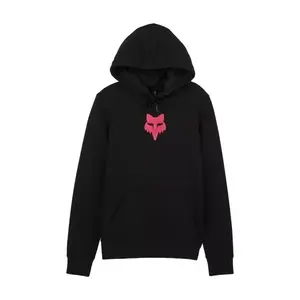 FOX mikina - W FOX HEAD FLEECE - černá/růžová obraz