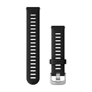 GARMIN řemínek - QUICK RELEASE 18 MM - černá/stříbrná obraz
