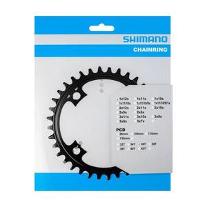 SHIMANO převodník - STEPS SM-CRE80 34 - černá obraz