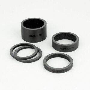 SRAM sada podložek - HEADSET SPACER SET - černá obraz