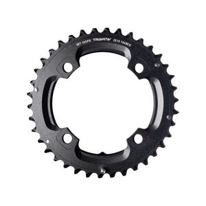 SRAM převodník - MTB 38T 104 S1 49 CHAINLINE AL5 2X10 LONG PIN BLAST - černá obraz