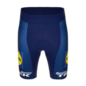 SANTINI Cyklistické kalhoty krátké bez laclu - LIDL TREK 2024 LADY - modrá obraz