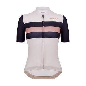 SANTINI Cyklistický dres s krátkým rukávem - ECO SLEEK NEW BENGAL - bílá/černá obraz