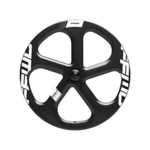 FFWD WHEELS kolo - CARBON 5 SPOKE WHEEL FRONT TUBULAR SKF 1K TRACK - bílá/černá obraz