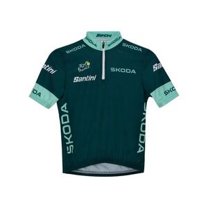 SANTINI Cyklistický dres s krátkým rukávem - TOUR DE FRANCE 2024 - zelená obraz