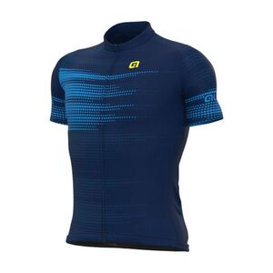 ALÉ Cyklistický dres s krátkým rukávem - SOLID TURBO - modrá obraz