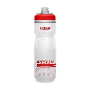 CAMELBAK Cyklistická láhev na vodu - PODIUM® CHILL™ - bílá/červená obraz