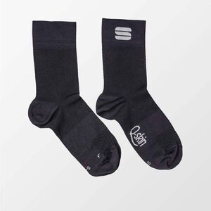 SPORTFUL Cyklistické ponožky klasické - MATCHY - černá obraz