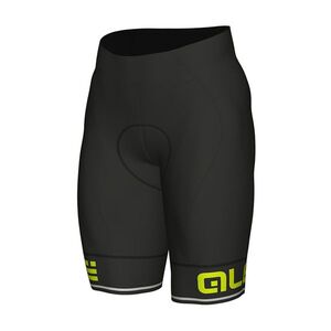 ALÉ Cyklistické kalhoty krátké bez laclu - CORSA - žlutá/černá 2XL obraz