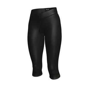 ALÉ Cyklistické kalhoty 3/4 bez laclu - CLASSICO 3/4 LADY - černá XS obraz