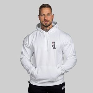 Pánská fitness mikina Iron Aesthetics Motive, bílá obraz