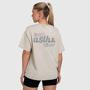 Dámské oversized tričko Iron Aesthetics Fit club, washed grey obraz