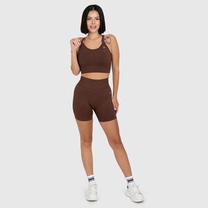 Dámská sportovní souprava Iron Aesthetics Ultimate short, hnědá obraz