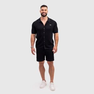 Pánská pletená souprava Iron Aesthetics Vibe, černá obraz