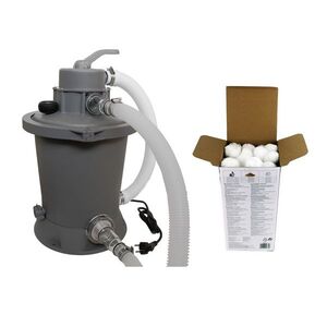 Akční set - písková filtrace Standard - průtok 3.028 l/h + filtrační náplň Fiber Ball 400g obraz