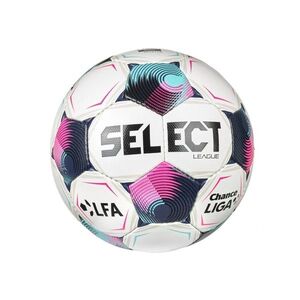 Fotbalový míč SELECT FB League CZ Chance Liga 2026/27 5 bílo-růžová obraz