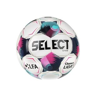 Fotbalový míč SELECT FB Game CZ Chance Liga 2026/27 5 bílo-růžová obraz