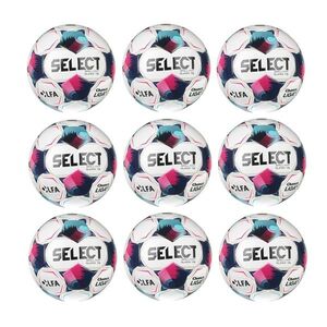 Výhodný set - 9x Fotbalový míč SELECT FB Brillant Super TB CZ Chance Liga 2026/27 5 bílo-růžová obraz