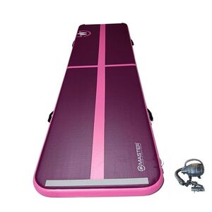 Airtrack MASTER nafukovací žíněnka 400 x 100 x 10 cm - fialová - růžová - 2. jakost obraz