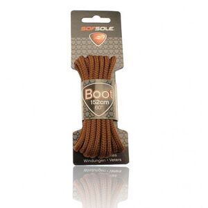 Šňůrky do bot SOFSOLE-LACES OUTDOOR 801942 LIGHT BROWN WAXED 152 CM obraz