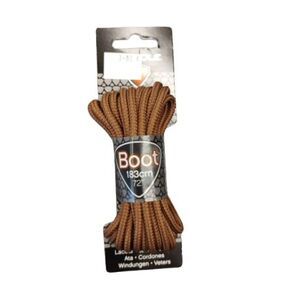 Šňůrky do bot SOFSOLE-LACES OUTDOOR 801959 LIGHT BROWN WAXED 183 CM obraz