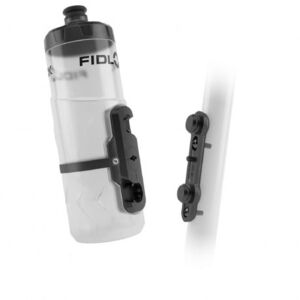 Láhev na kolo FIDLOCK-set láhve s držákem BOTTLE TWIST průhledná bílá 600 ml obraz
