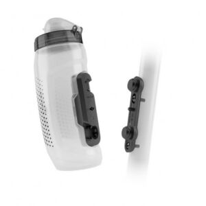 Láhev na kolo FIDLOCK-set láhve s držákem BOTTLE TWIST průhledná bílá 590 ml obraz