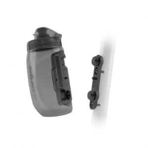 Láhev na kolo FIDLOCK-set láhve s držákem BOTTLE TWIST 450 ml Transparent Black obraz