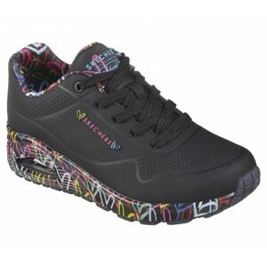 Dámská rekreační obuv SKECHERS-Uno Loving Love W black obraz