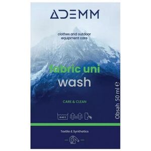 Ošetřující přípravek na textil ADEMM-Fabric Uni Wash 50 ml, CZ/SK/PL/HU/DE/EN obraz