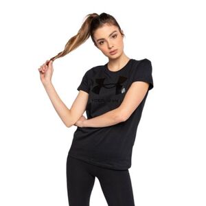 Dámské tričko s krátkým rukávem UNDER ARMOUR-UA Rival Logo SS-BLK obraz
